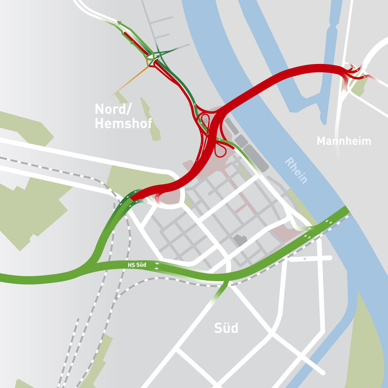 Karte Gesamtansicht Ludwigshafen September